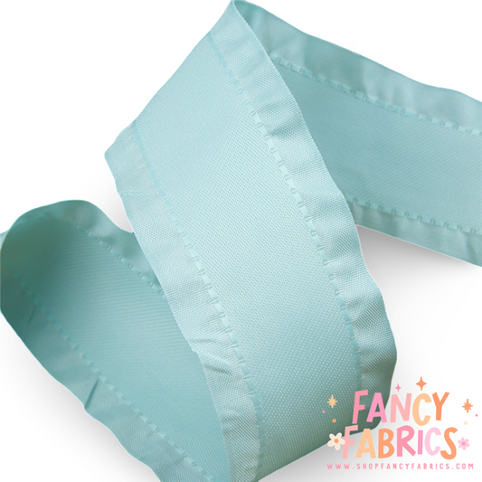 Light Blue/Green | 1.5" | Ruffle Ribbon | Ready To Ship