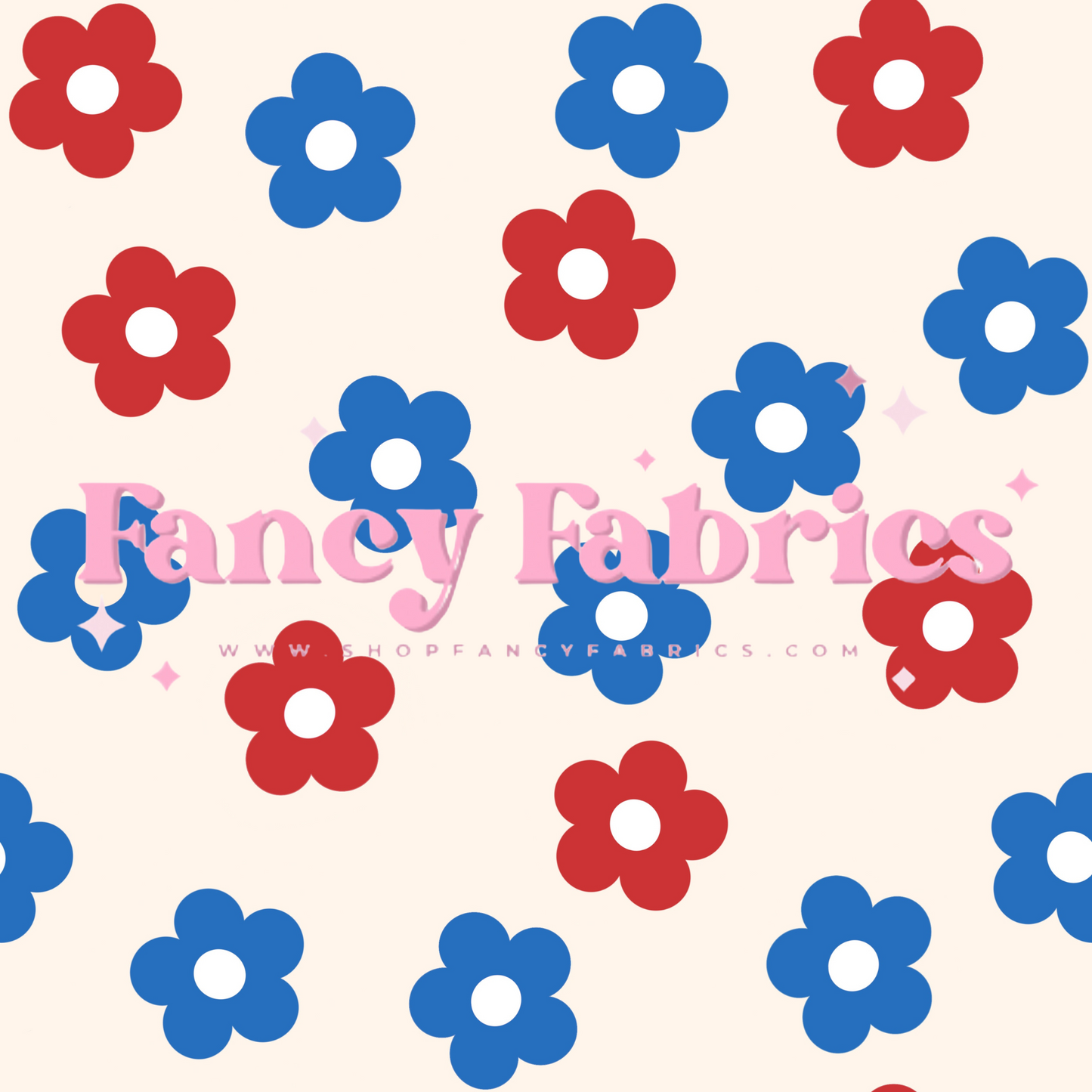 Patriotic Daisies | 4x4 Scaling | Bullet | Ready To Ship