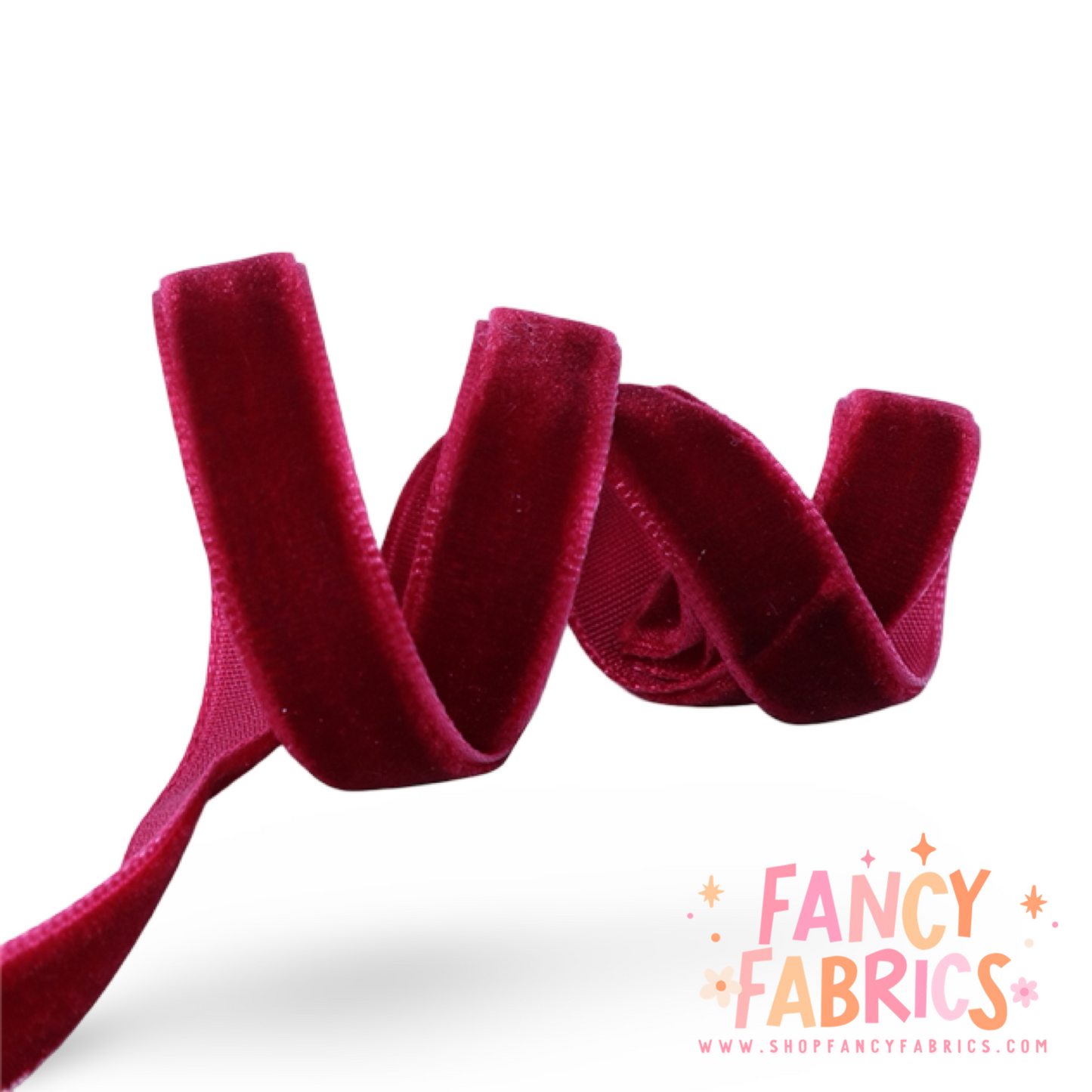 Light Pink | 3/8" Stretch Velvet | Ribbon | Sold By The Yard