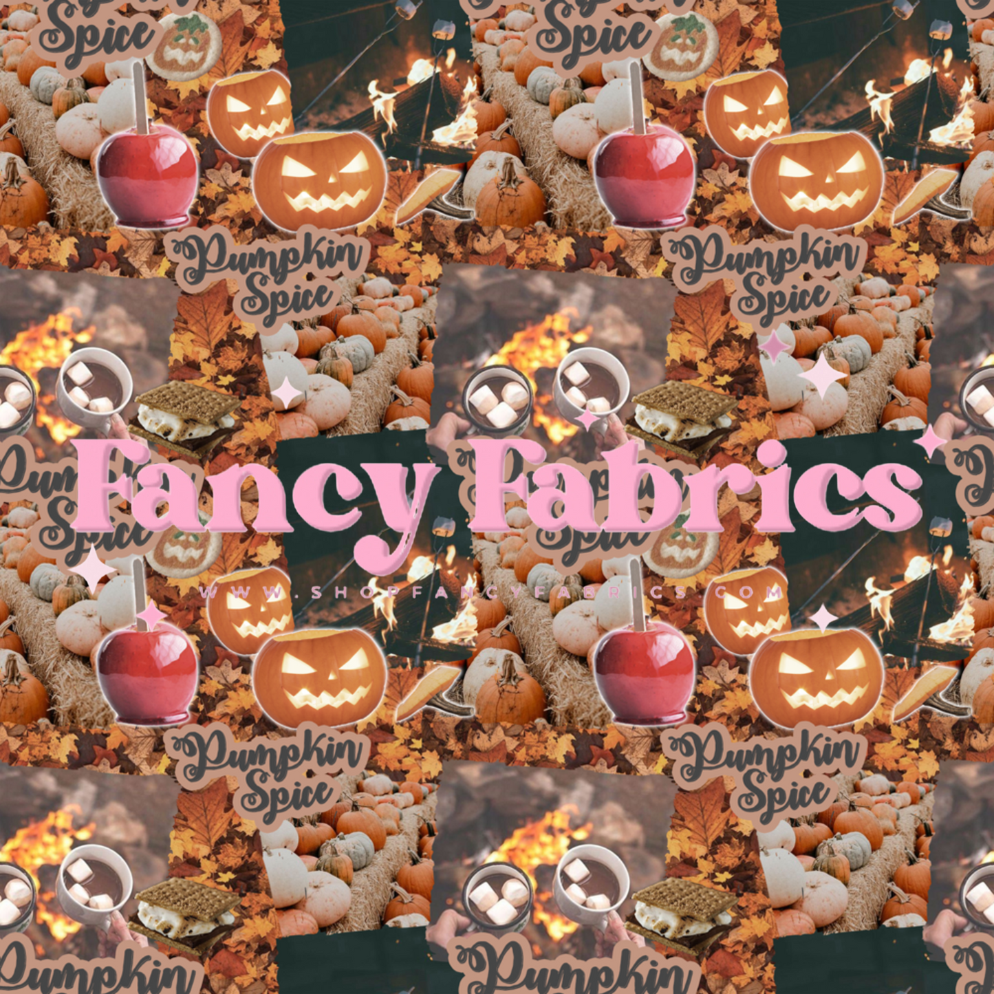 Pumpkin Spice Collage | PREORDER | By The Yard