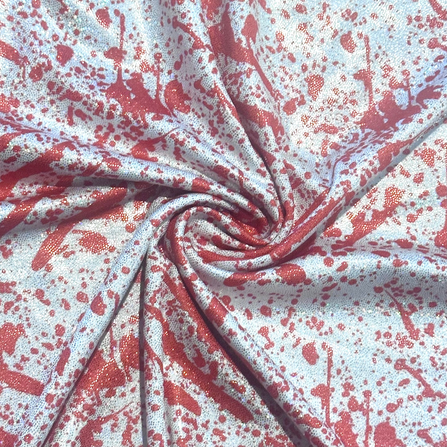 Blood Splatter | 6x6 Scaling | Printed Holographic | Ready To Ship