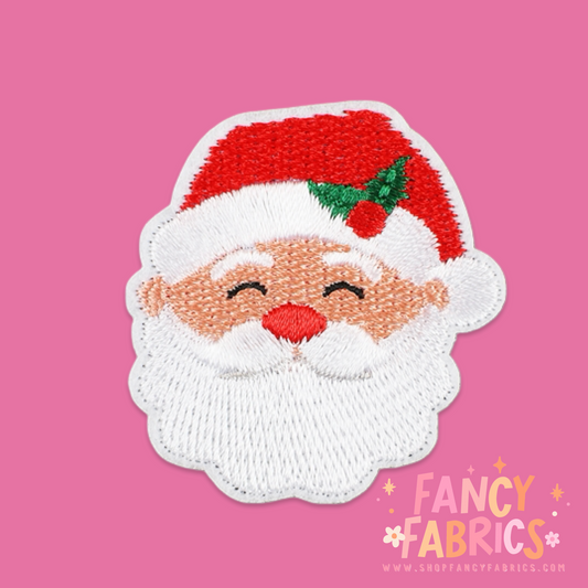 Happy Santa | Iron On Patch