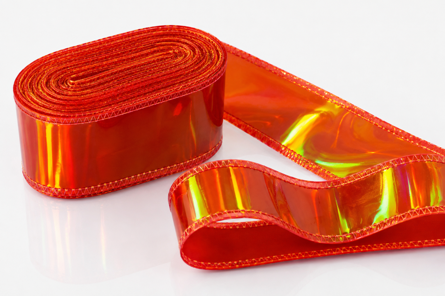 Red | Holo Jelly Ribbon | Ready To Ship