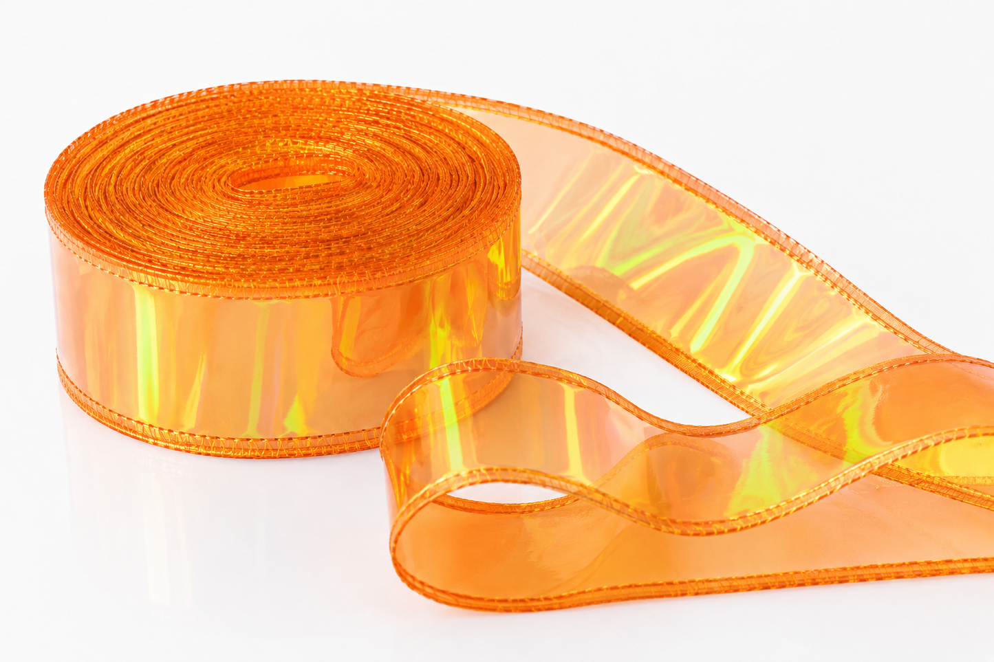 Orange | Holo Jelly Ribbon | Ready To Ship
