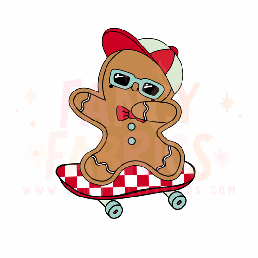 Dabbing Gingerbread | Toddler Size | DTF Transfer