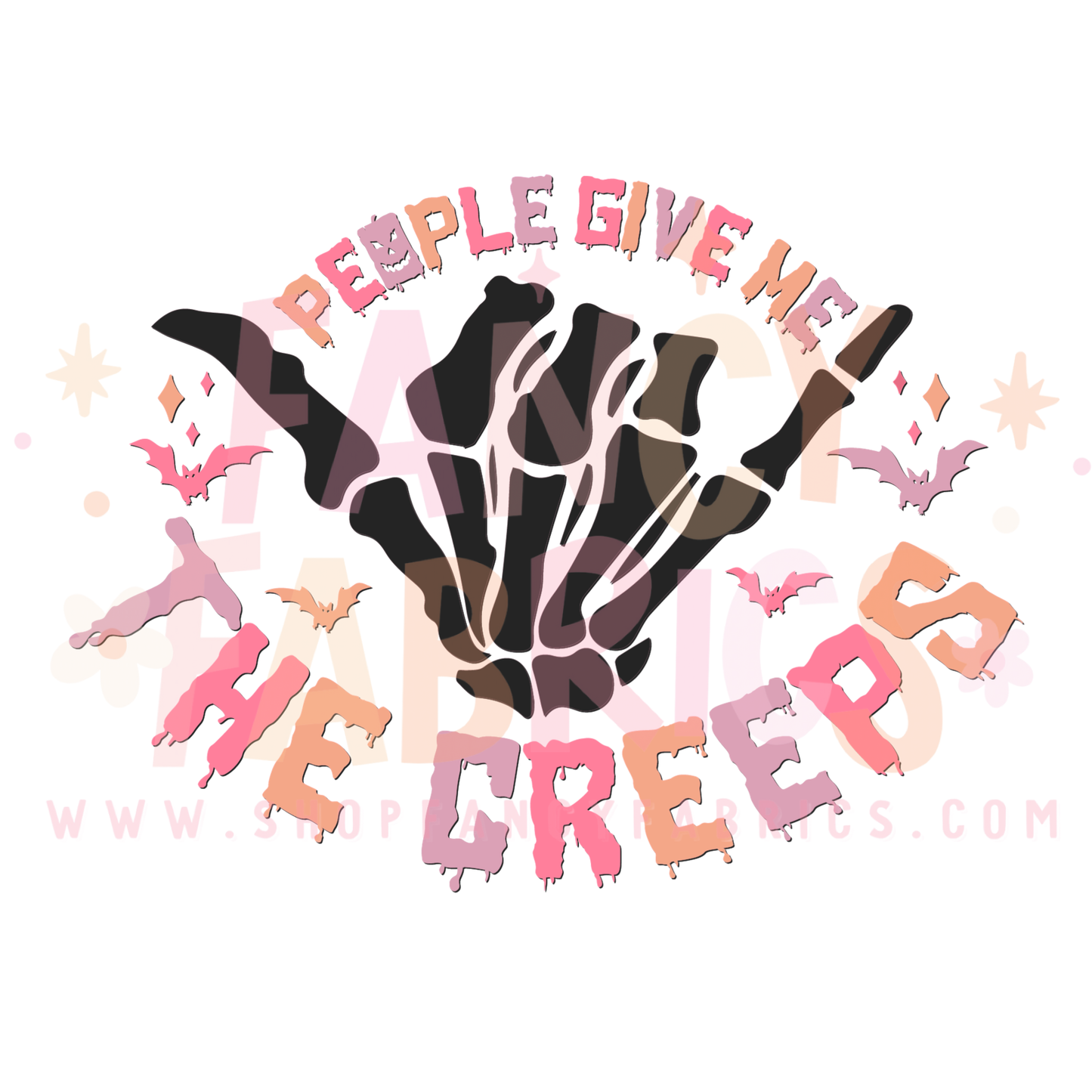 People Give Me The Creeps | Adult Size | DTF Transfer | Ready To Ship