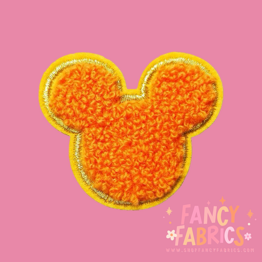 Orange Mouse | Iron On Patch