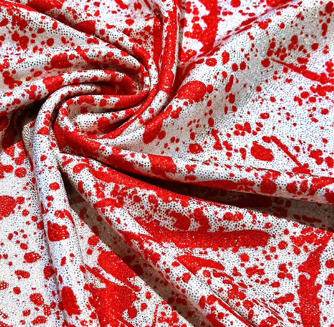 Blood Splatter | 6x6 Scaling | Printed Holographic | Ready To Ship