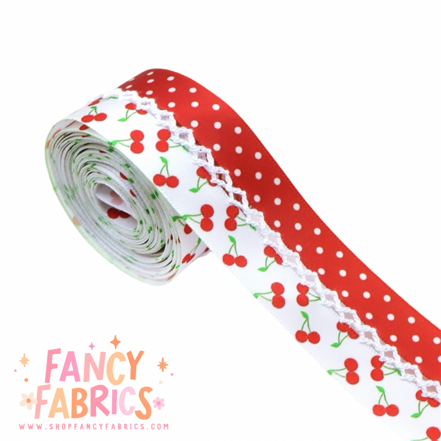 Cherry Satin Ribbon | 1.25" Center Hook Ribbon | Ready To Ship