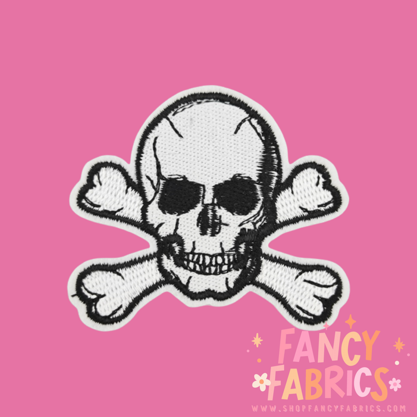 Skull + Bones | Iron On Patch