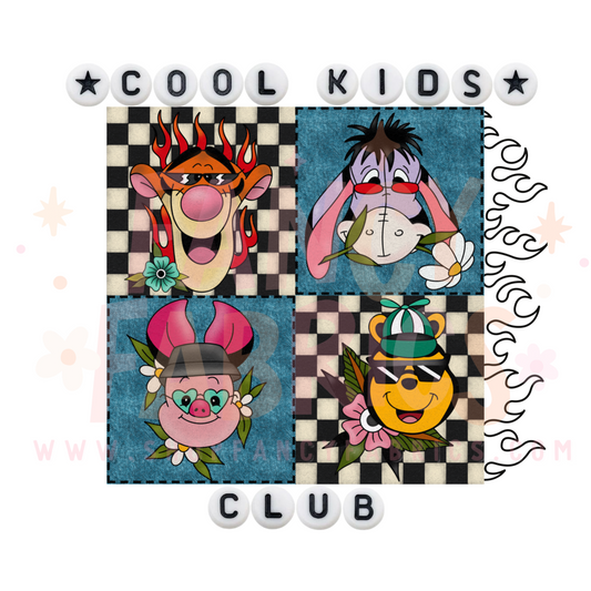Cool Kids Club | Toddler Size | DTF Transfer