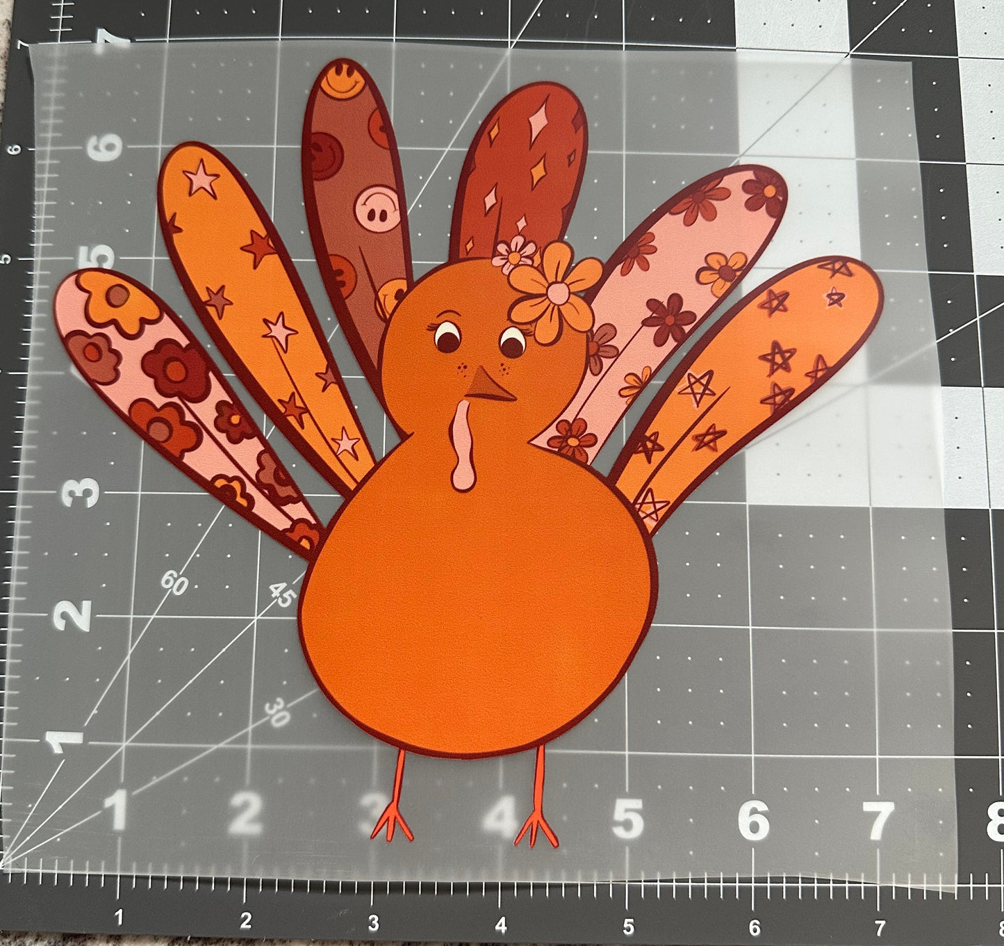 Pattern Turkey | Child Size | DTF Transfer