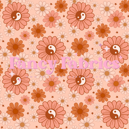 Peace Flowers | PREORDER | By The Yard