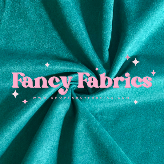 Teal | Stretch Suede