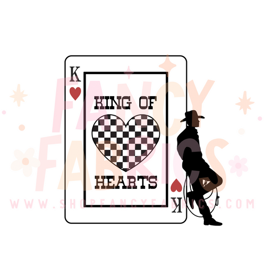 King Of Hearts | Child Size | DTF Transfer