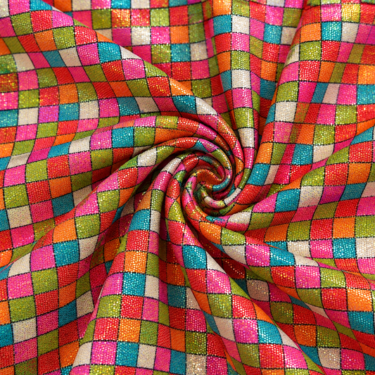 Christmas Checkers | 3x3 Scaling | Printed Holographic | Ready To Ship