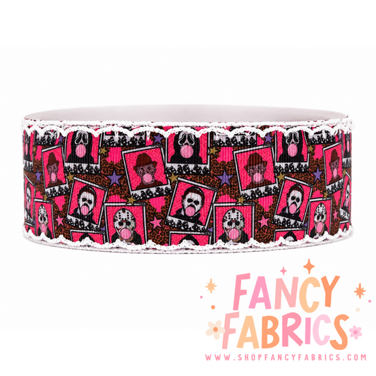 Bubblegum Polaroids | 2" Single Sided | Moonstitch Printed Ribbon | Ready To Ship
