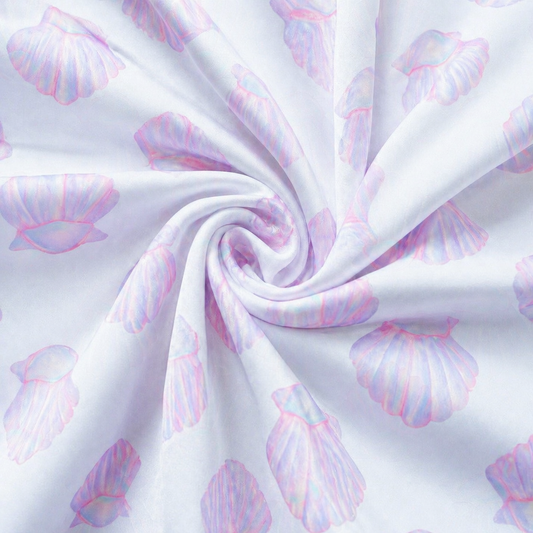 Subtle Seashells | Swim | 6x6 Scaling | Ready To Ship