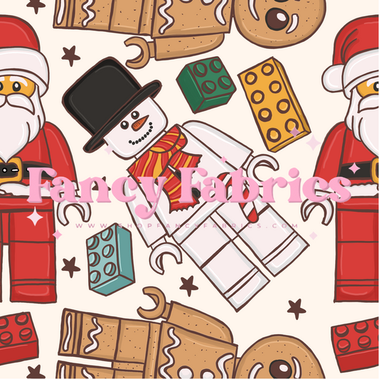 Christmas Blocks | PREORDER | By The Yard