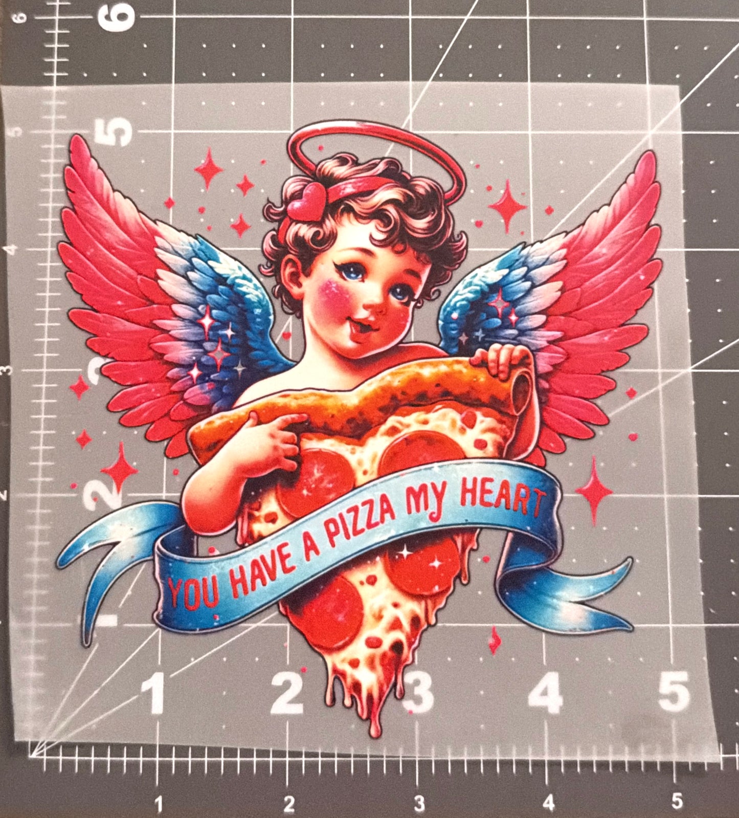 Pizza My Heart (Cupid) | Toddler Size | DTF Transfer