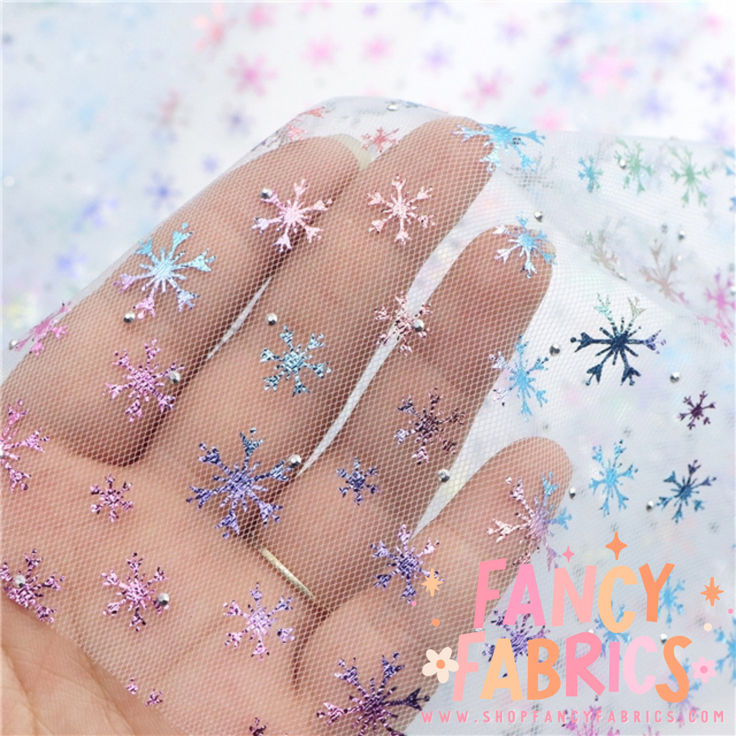 Tiny Holo Snowflakes (Rhinestones) | Mesh