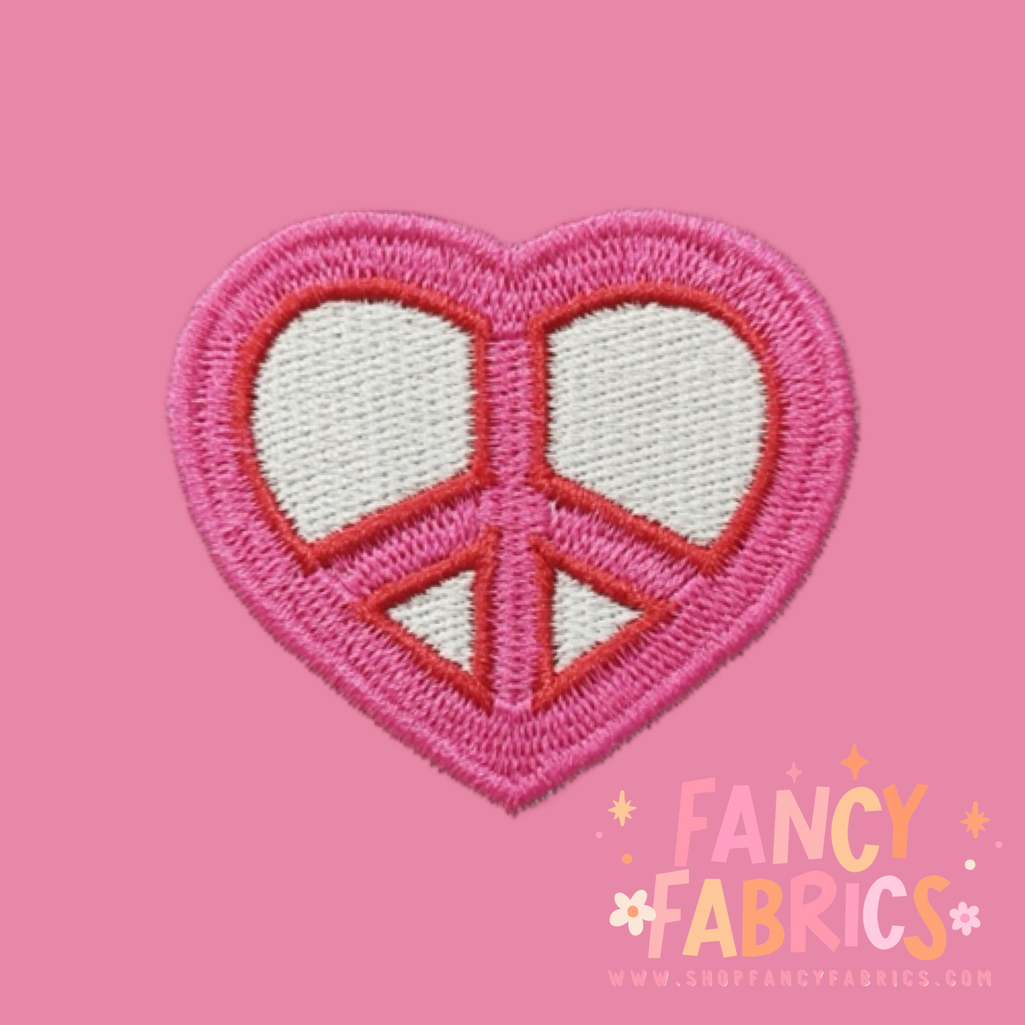 Peace Heart | Iron On Patch