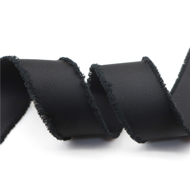 Bright Pink (Fuzzy Edge) | 1.5" Single Sided | Grosgrain Ribbon | Ready To Ship