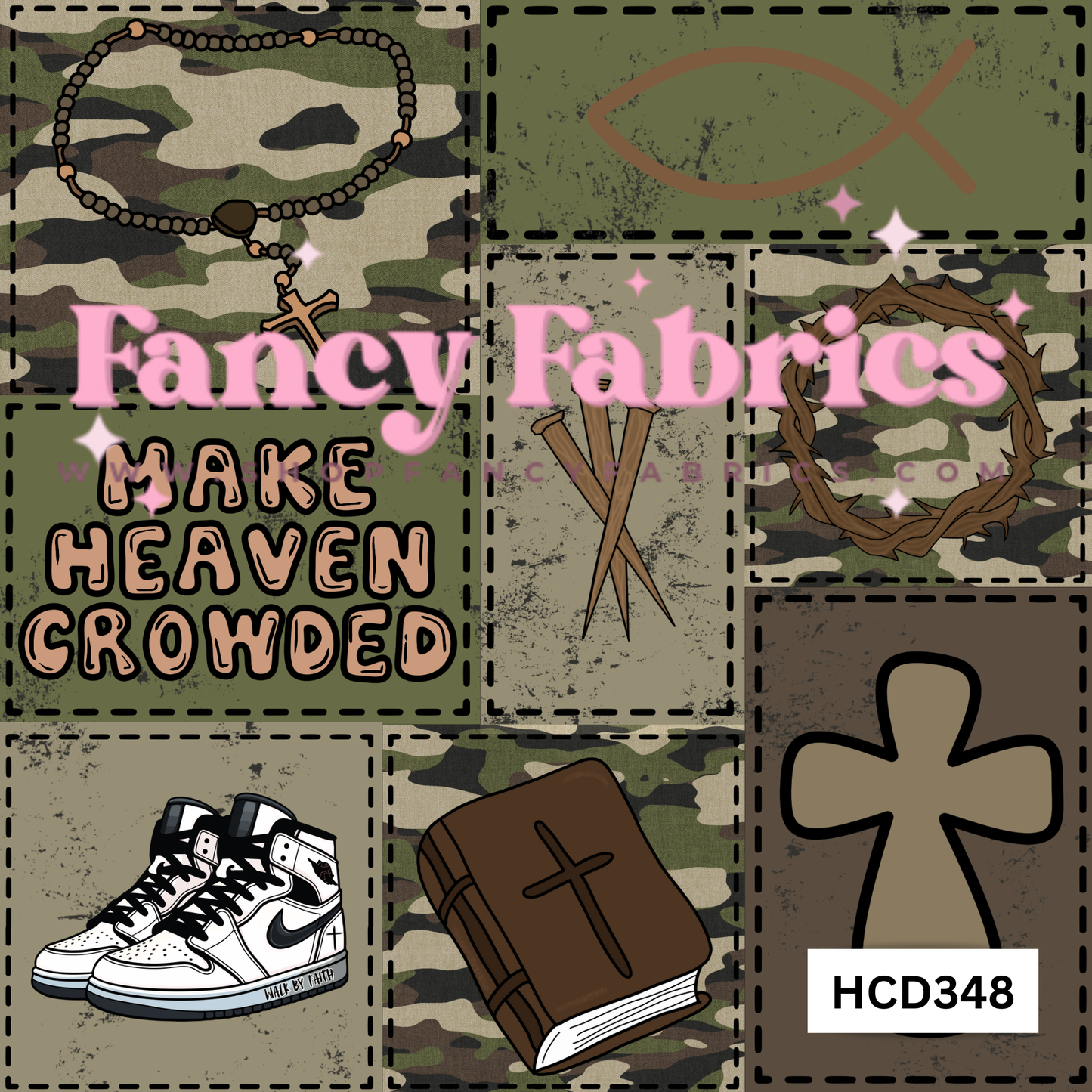 HCD348 | PREORDER | Fabric By The Yard