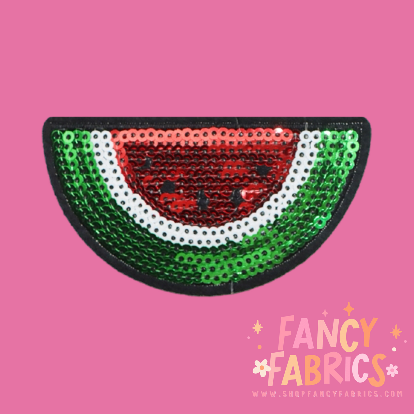 Sequin Watermelon | Iron On Patch