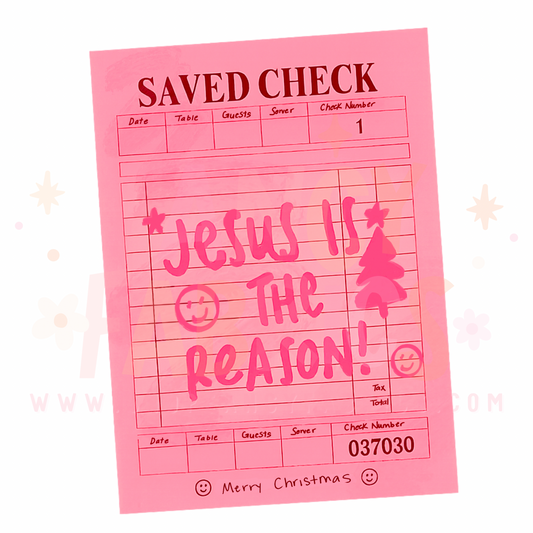 Jesus Is The Reason  | Child Size | DTF Transfer