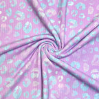 Purple + Blue Leopard | 6x6 Scaling | Skinny Rib | Ready To Ship