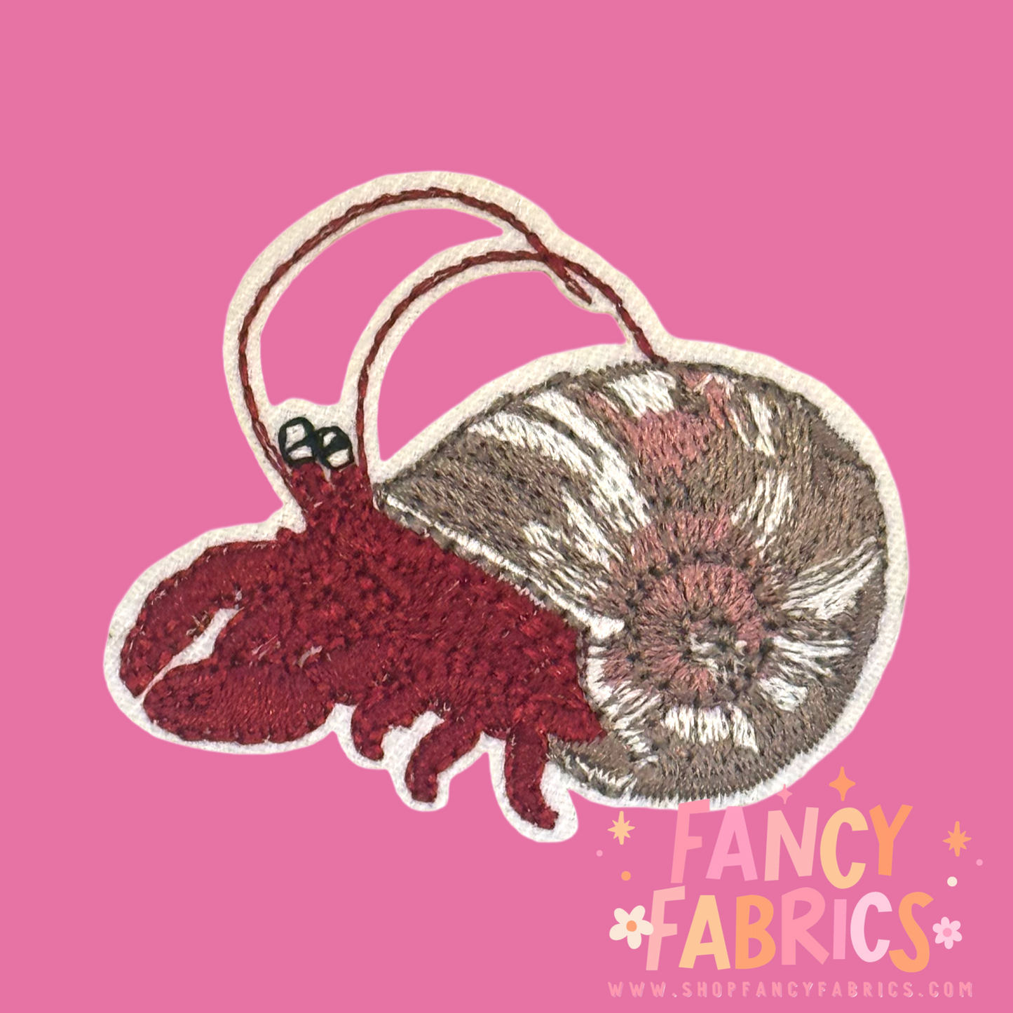 Hermit Crab | Iron On Patch