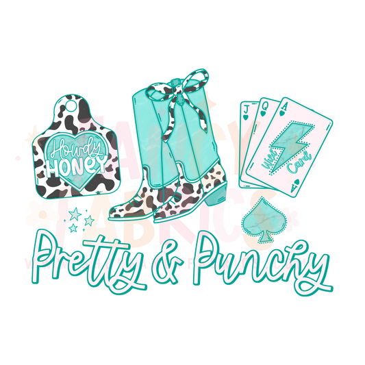 Pretty & Punchy | Child Size | DTF Transfer