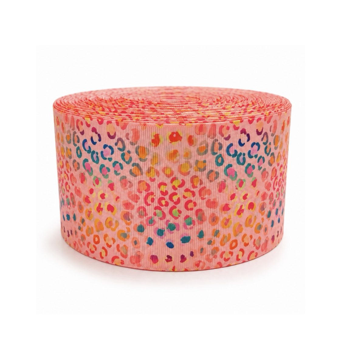 Fancy Leopard | 3" Single Sided | Printed Ribbon | Ready To Ship