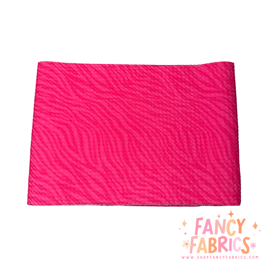 Hot Pink Zebra | 5" x WOF | Bullet Strip | Ready To Ship