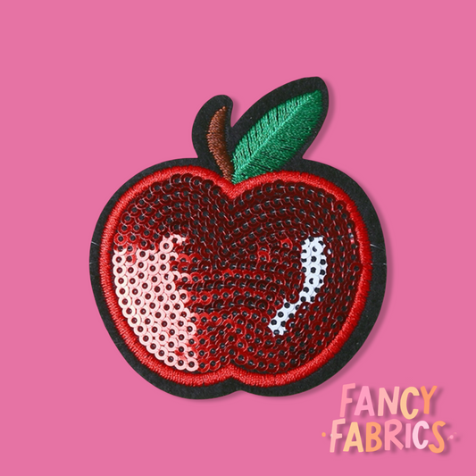 Apple Sequins | Iron On Patch