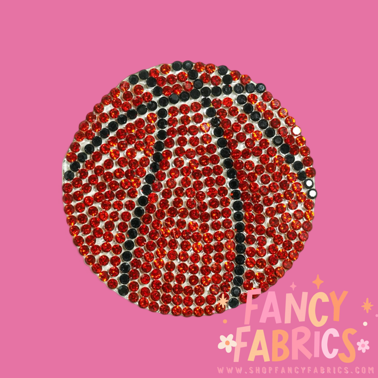 Basketball (Rhinestones) | Adhesive Patch