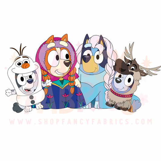 Frozen Dogs | Toddler Size | DTF Transfer