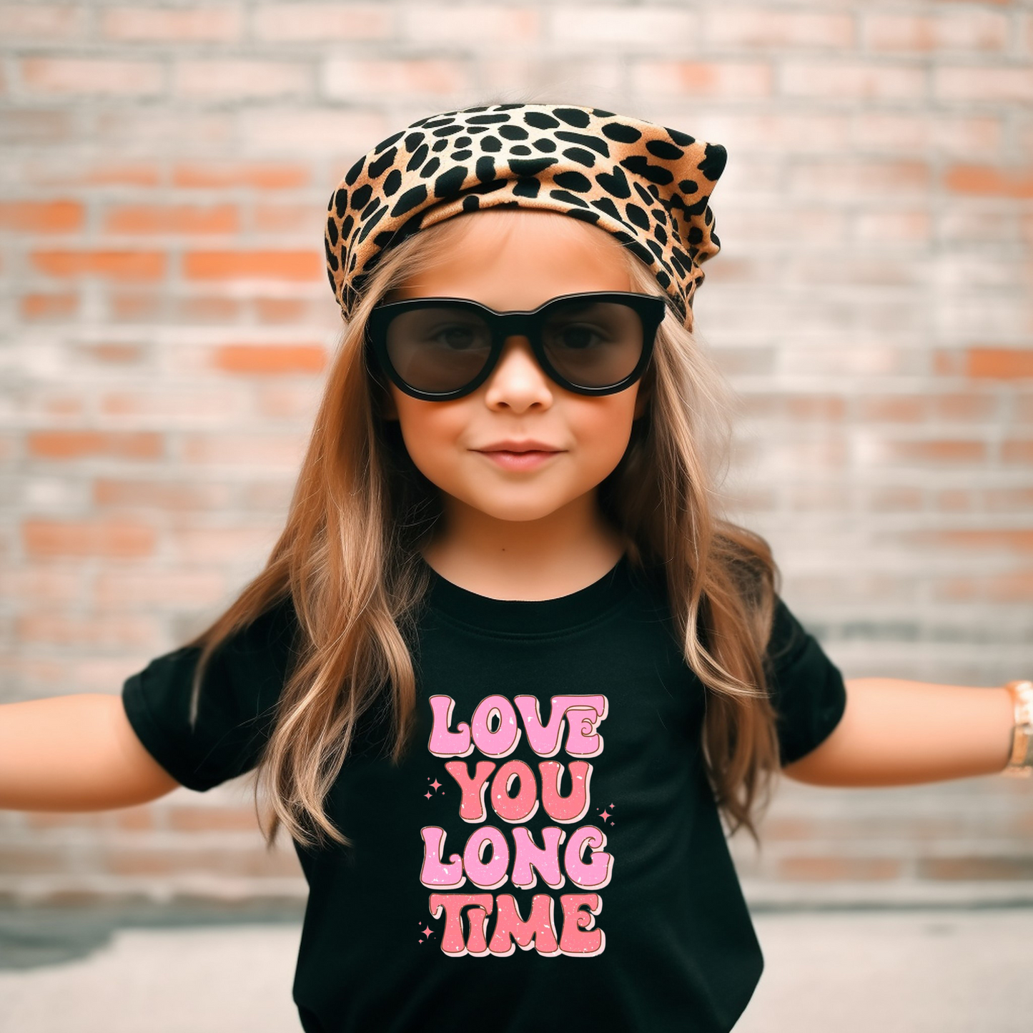 Love You Long Time (Light) | Child Size | DTF Transfer