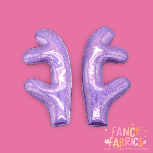 Purple Holo | Reindeer Antlers | Ready To Ship