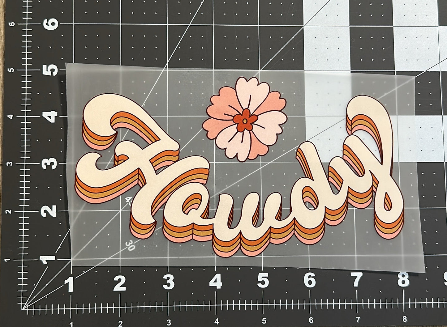 Howdy (Flower) | Child Size | DTF Transfer