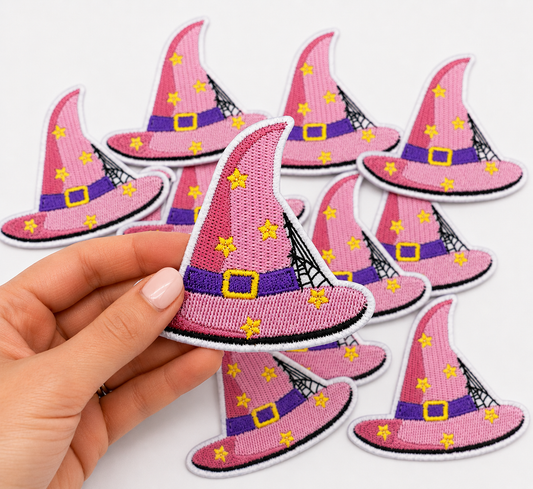 Starry Witch Hat | Iron On Patch