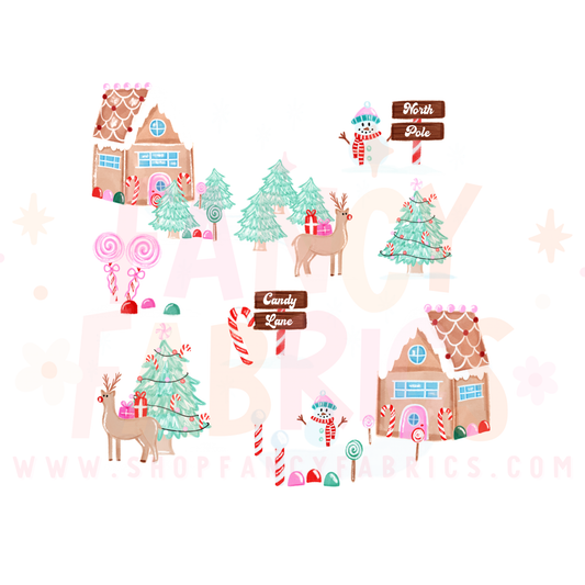 Christmas Village | Child Size | DTF Transfer
