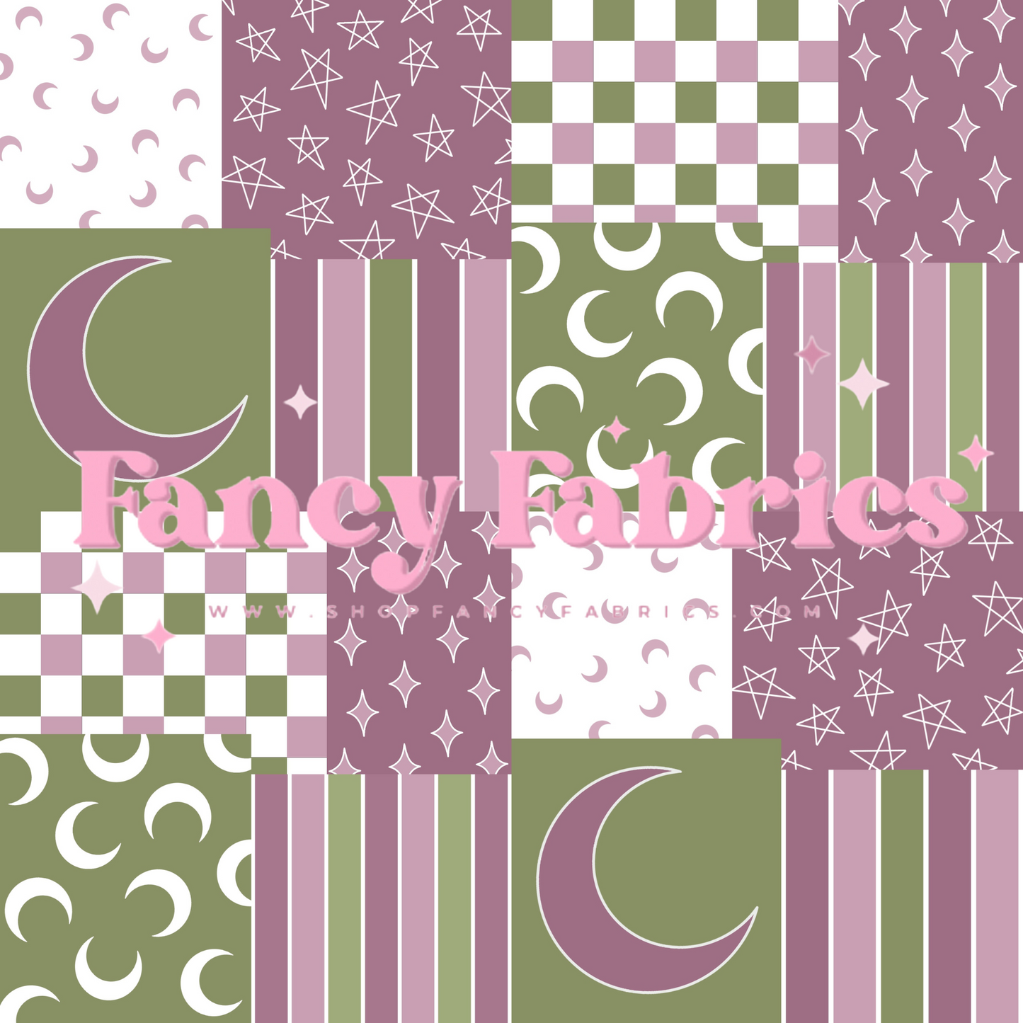Lauren Liza Designs | Moon Patchwork | PREORDER | By The Yard