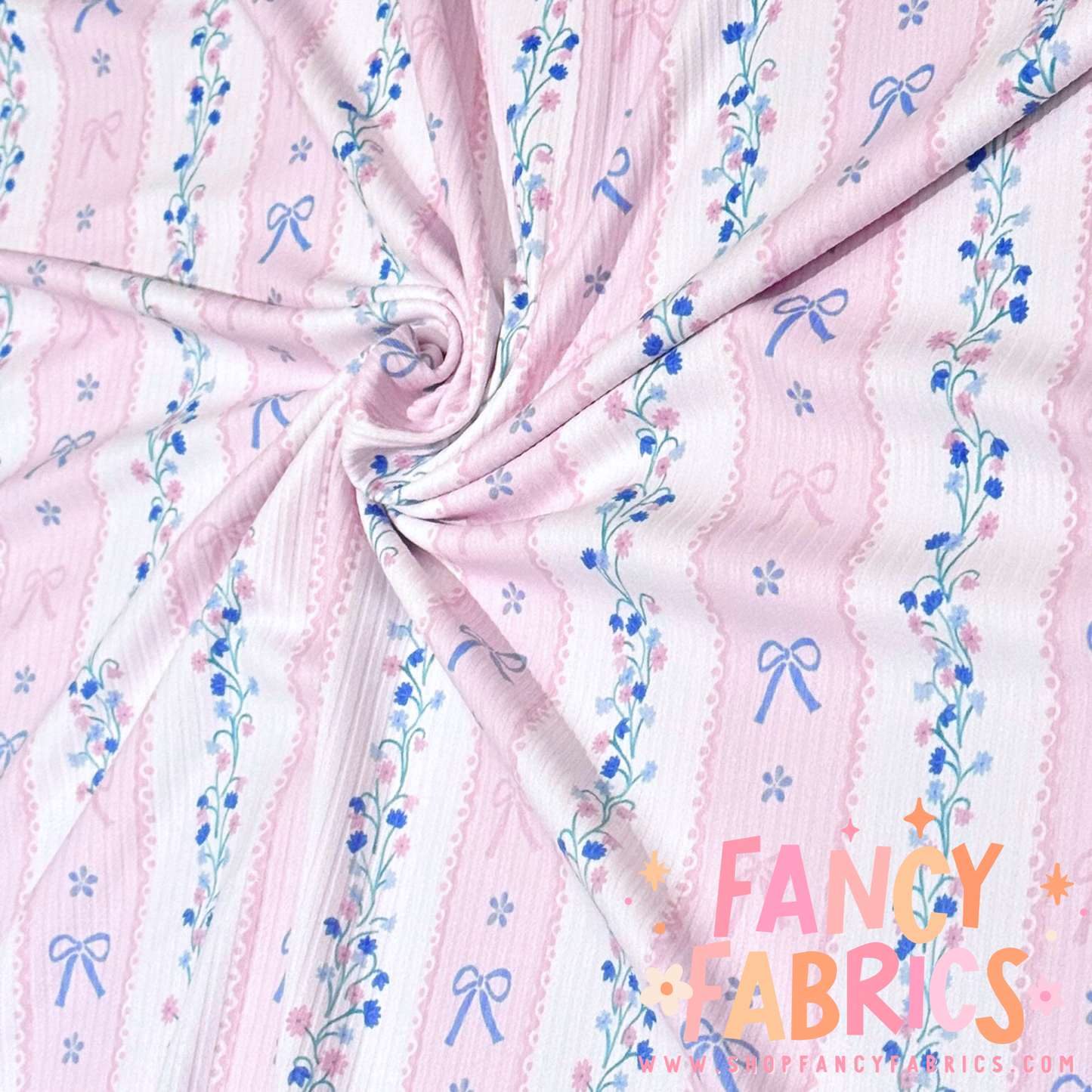 Bow Stripes | 6x6 Scaling | Skinny Rib | Ready To Ship