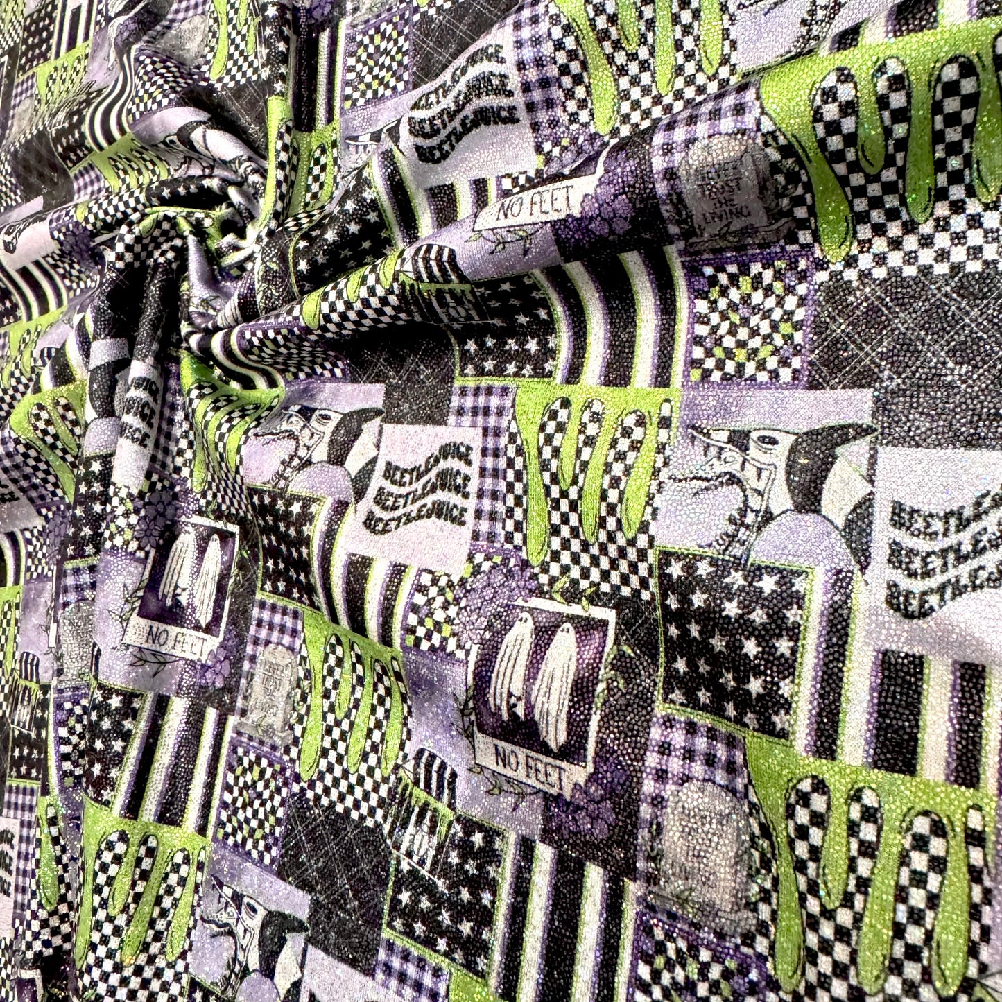 Beetle Patchwork | 4x4 Scaling | Printed Holographic | Ready To Ship