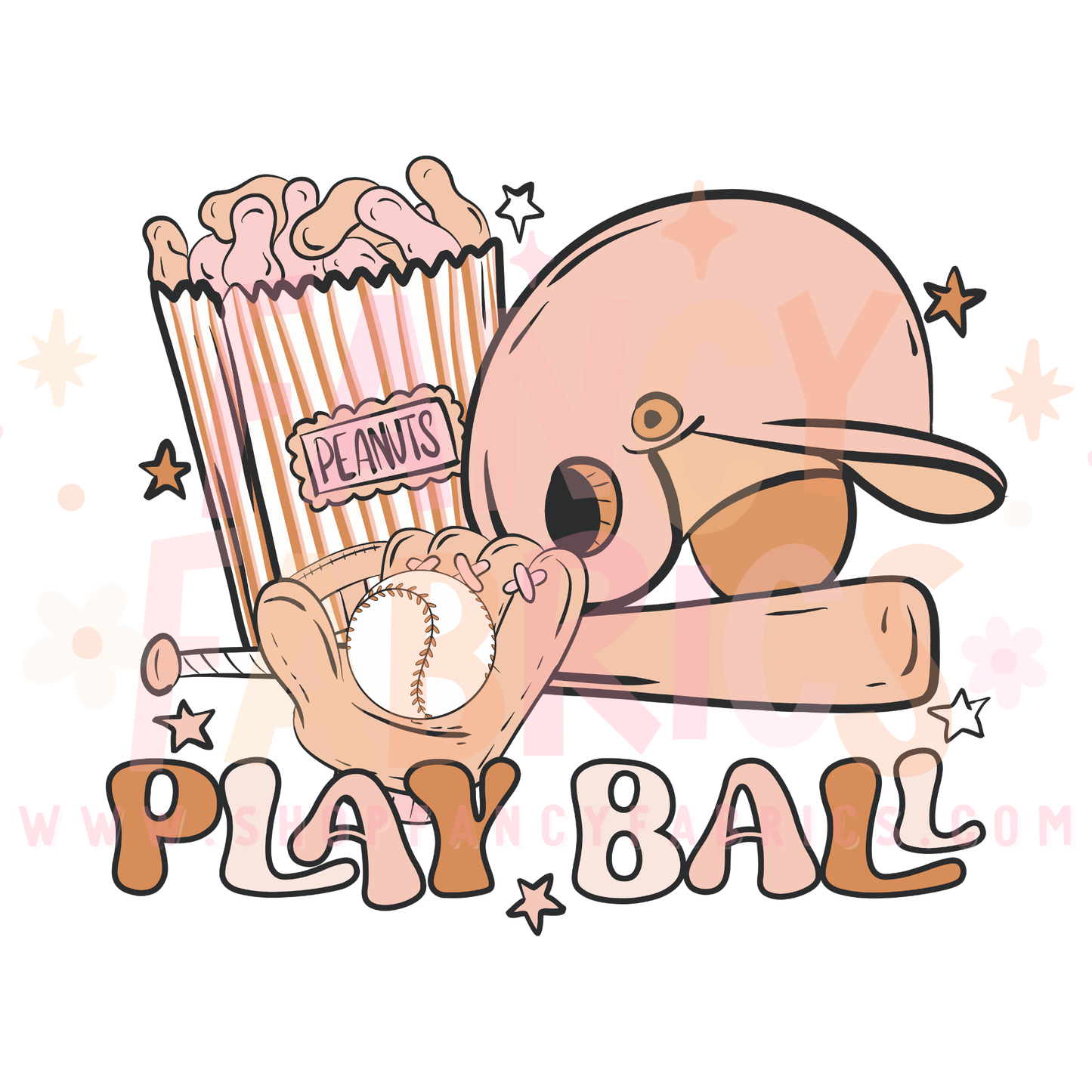Play Ball | Adult Size | DTF Transfer | Ready To Ship