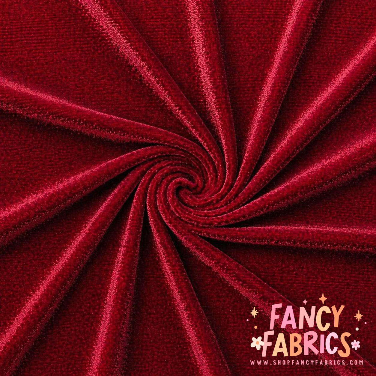 Cabernet | Solid Stretch Velvet | Ready To Ship