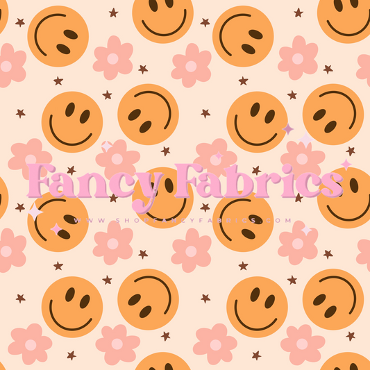 Flower Power Smiles | PREORDER | By The Yard