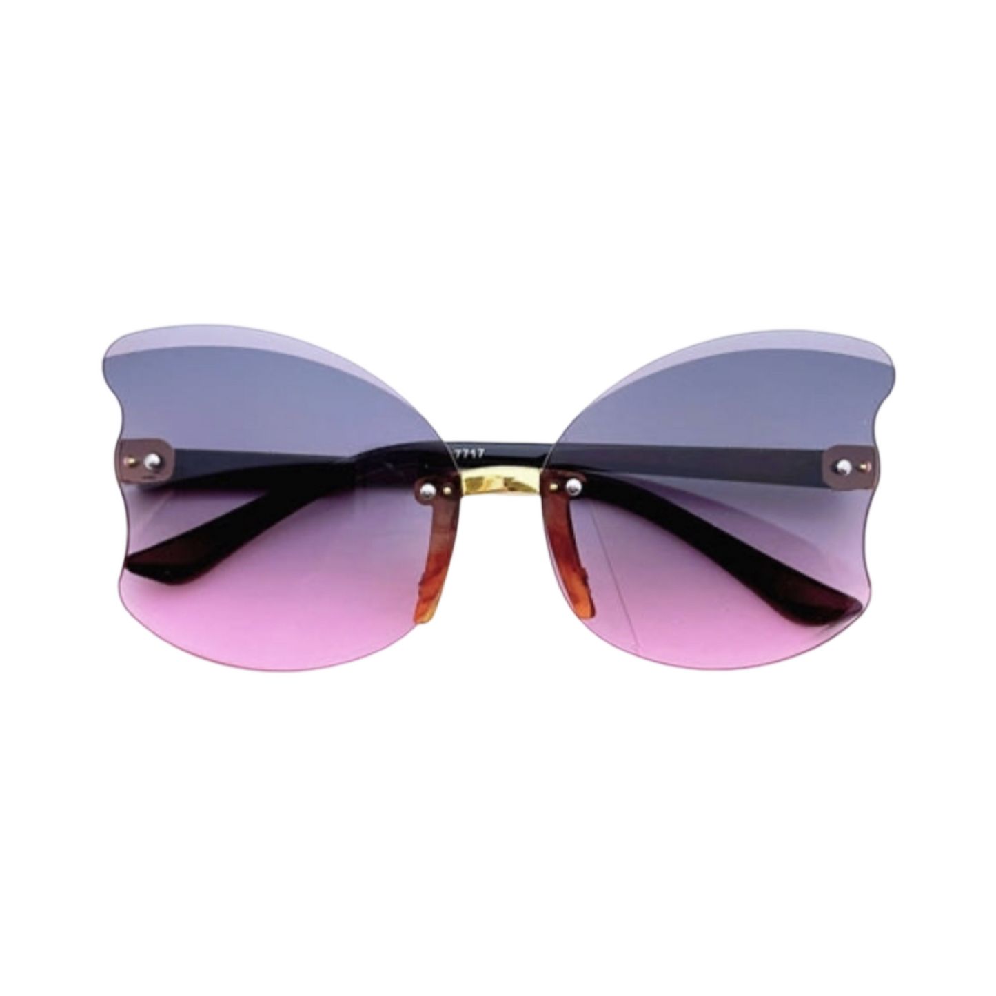 Purple + Pink Transparent Butterfly | RTS Sunnies